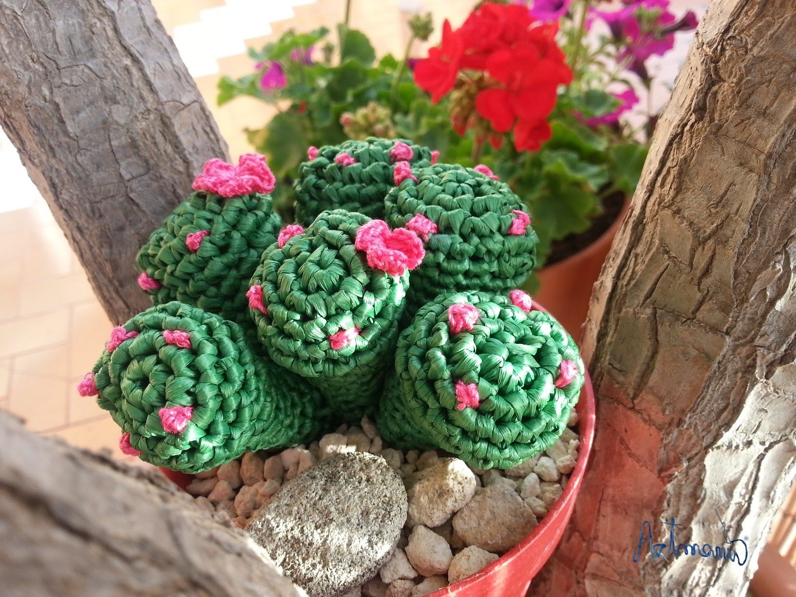 Tutorial crochet.ganchillo cactus dedo parte 2