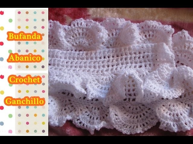 Como tejer Bufanda a crochet ganchillo paso a paso (parte 2.2)