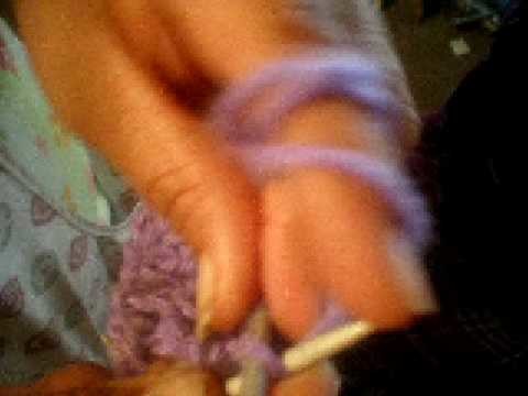 Como tejer con agujas