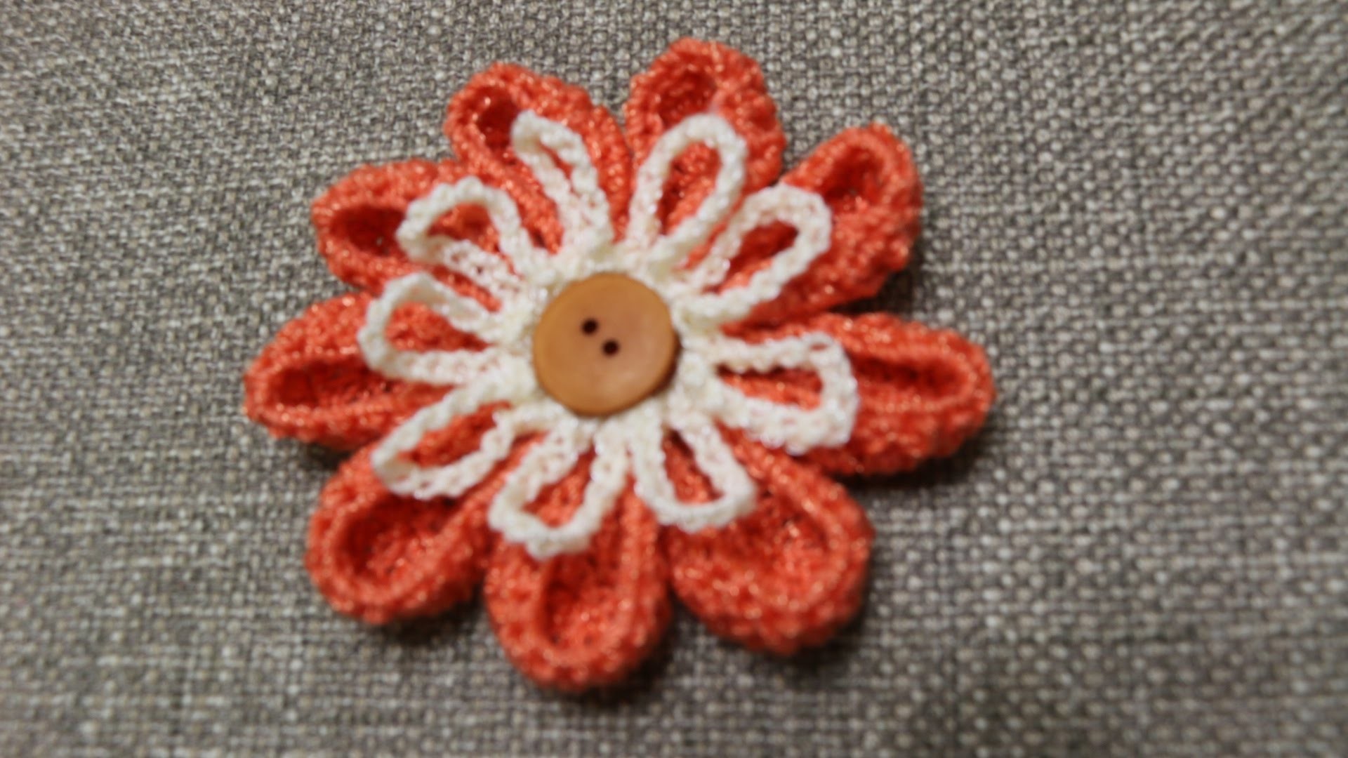 Flor # 16 Crochet dos Colores