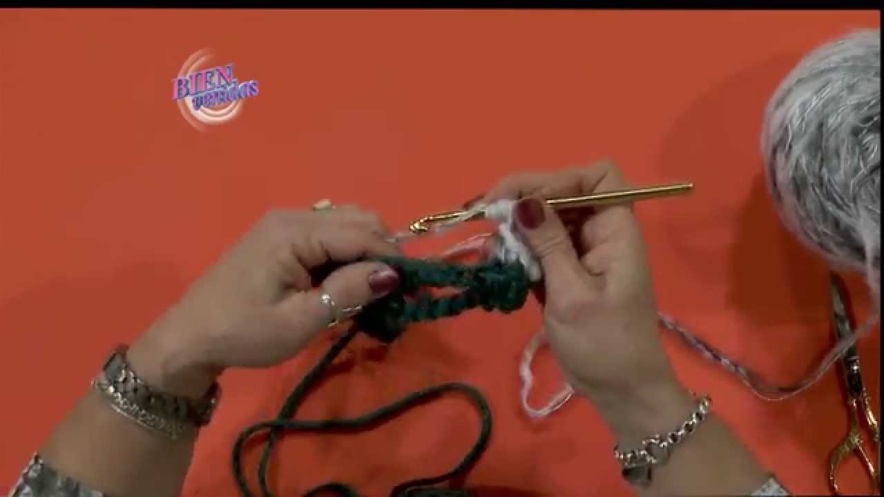 Mónica Astudillo  - Bienvenidas TV en HD - Teje un poncho al crochet.
