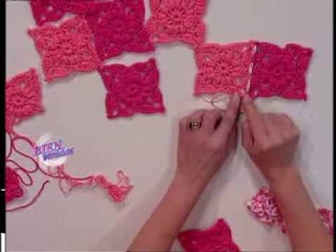 Mónica Somma - Bienvenidas TV -  Teje en crochet un Almohadón.