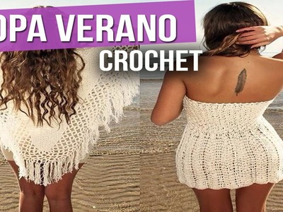 Ropa Verano Mujer - Blusas Vestidos - Tejidos a Crochet ( IDeas y Diseños )
