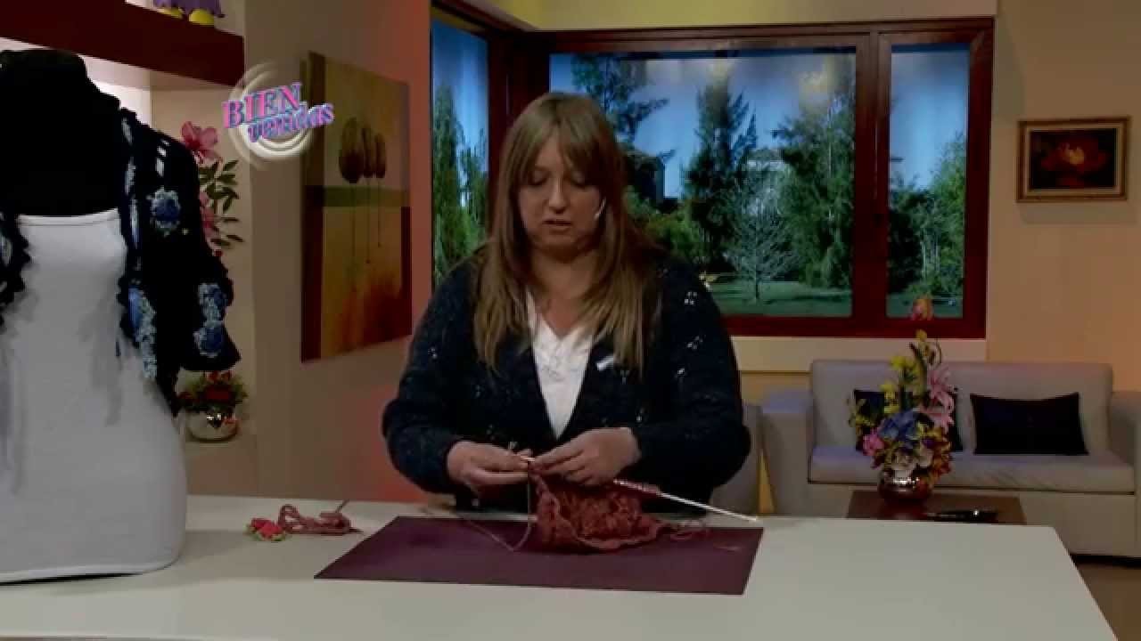 Silvia Nieruczkow - Bienvenidas TV en HD - Teje un saco al crochet.