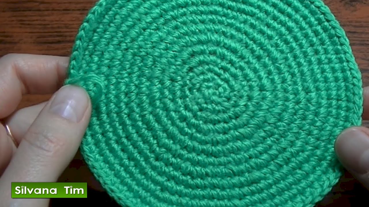 Tejido en redondo o Trabajo en círculo en crochet. Cómo tejer círculo a ganchillo.