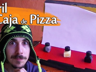 Cómo hacer un Atril con una Caja de Pizza