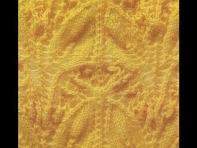 Como Tejer Puntada de Ramilletes con Agujas y Ganchillo