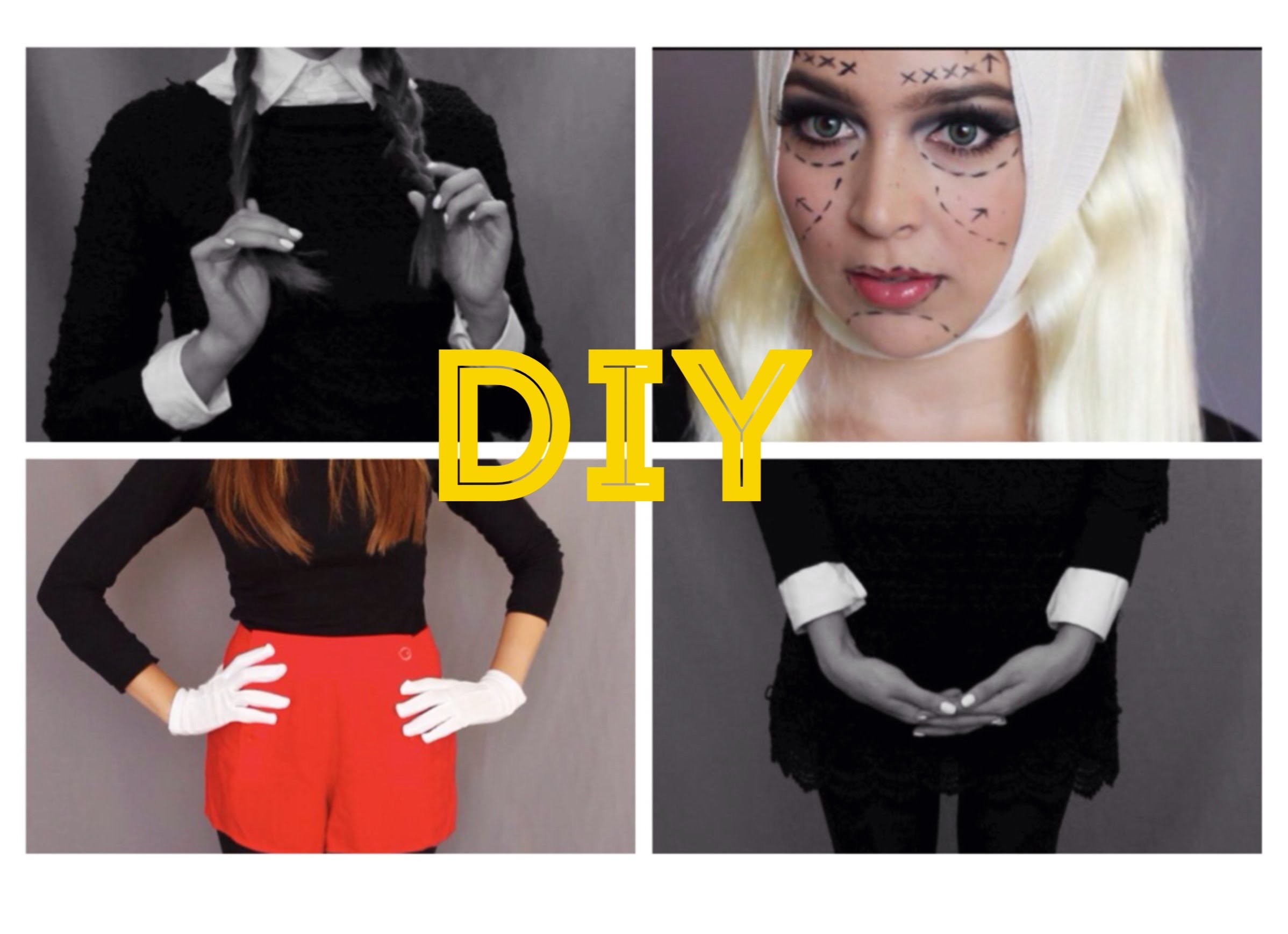 DIY: Disfraces de Ultimo momento. Last minute costumes