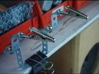Improvisando Herramienta en El taller electronico 1: clamps para soldar componentes