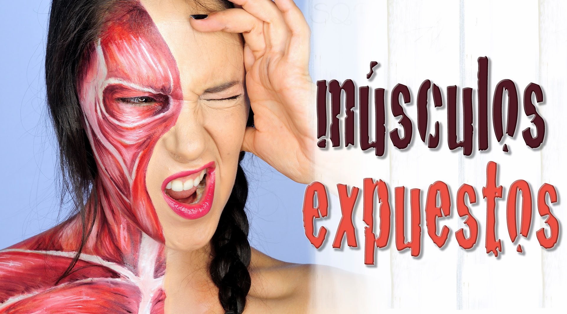 Maquillaje músculos expuestos Halloween Makeup FX #53 | Silvia Quiros