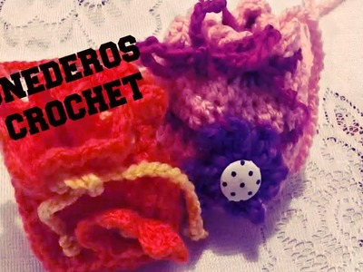 Monedero de Lana Tejido a Crochet
