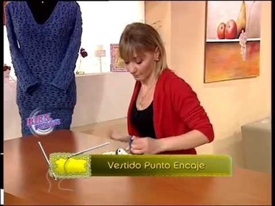 Mónica Somma - Bienvenidas Tv - Realiza en Crochet un Vestido Punto Encaje.
