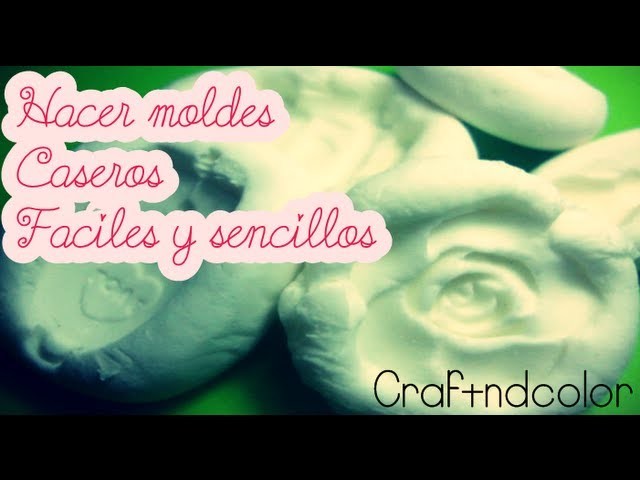 Como Hacer Moldes Caseros Flexibles FÁCIL.ORIGINAL (Vídeo Express) | Craftndcolor ♥