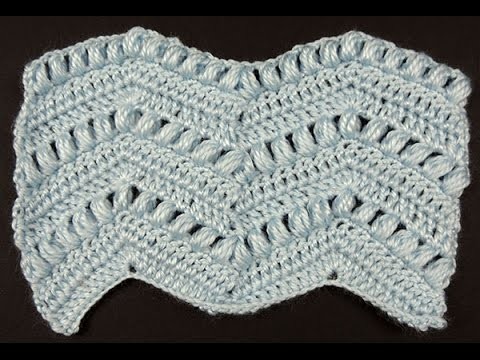 Crochet : Punto Zig Zag # 5
