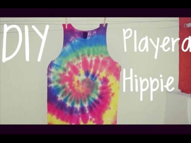 DIY; Camiseta HIPPIE :3