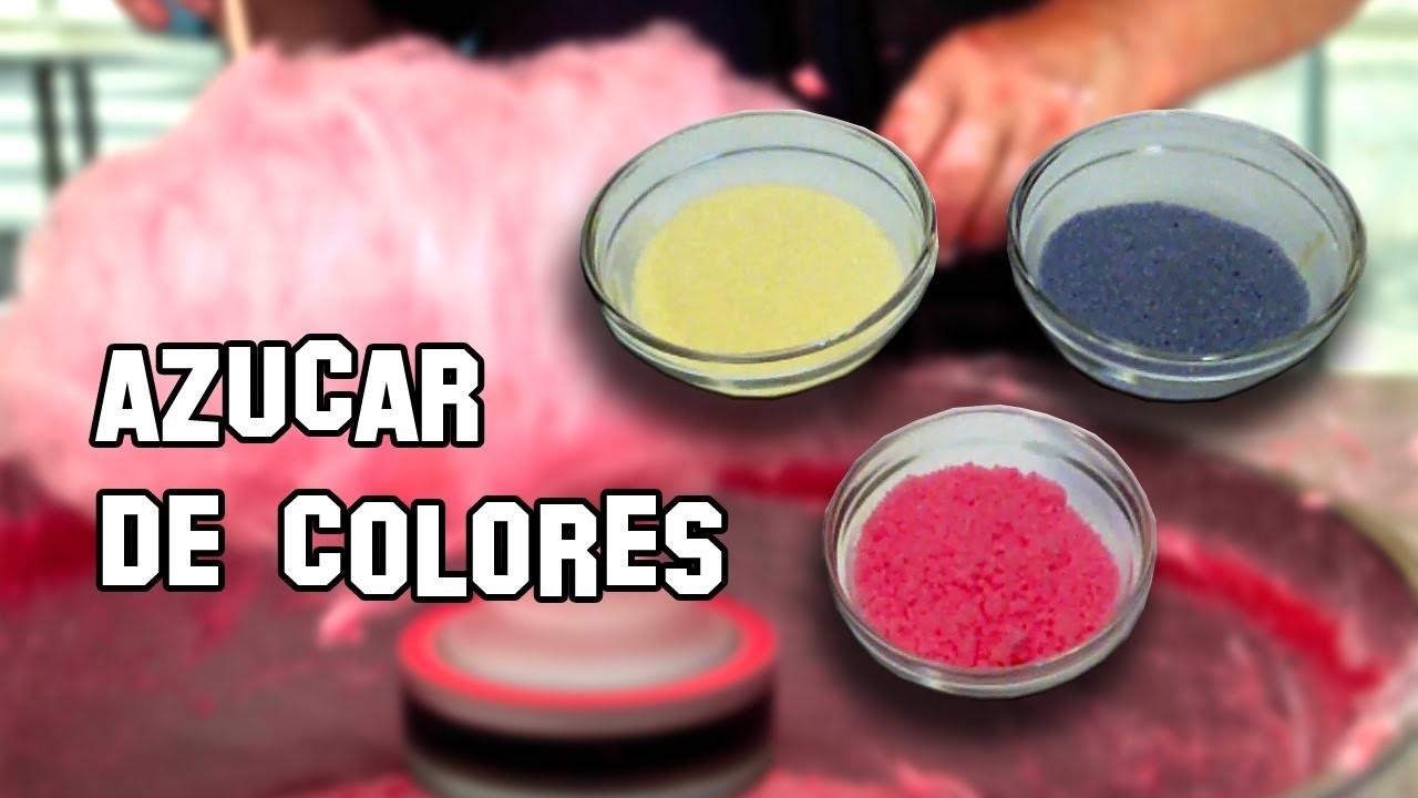 Recetas de Cocina | Como Hacer Azúcar de Colores para Algodón de Azúcar