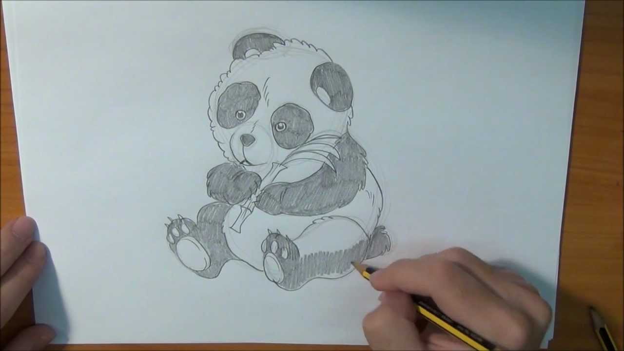 Aprende a dibujar un Oso Panda