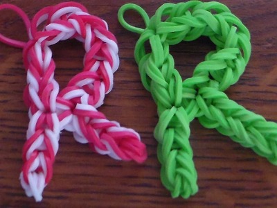 Como Hacer La  Letra (R) con Gomitas. How to make the letter (R) without the Rainbow Loom