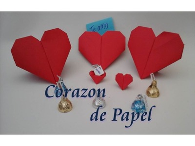 Como hacer un corazón de papel. Regalo San Valentín