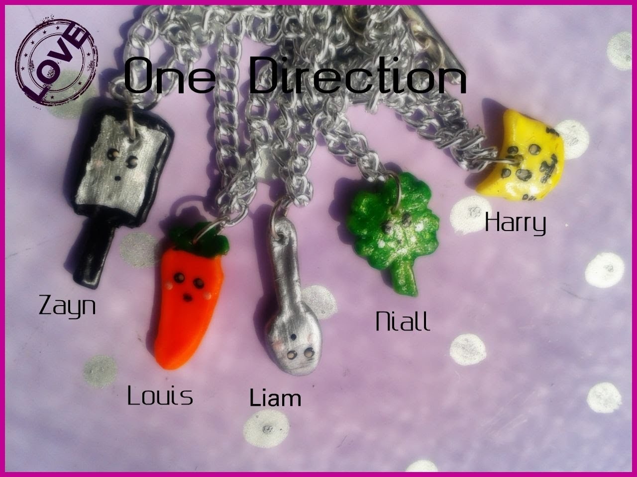 DIY : One Direction charms !! :D