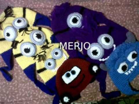GORRAS TEJIDAS ANIMADAS 2