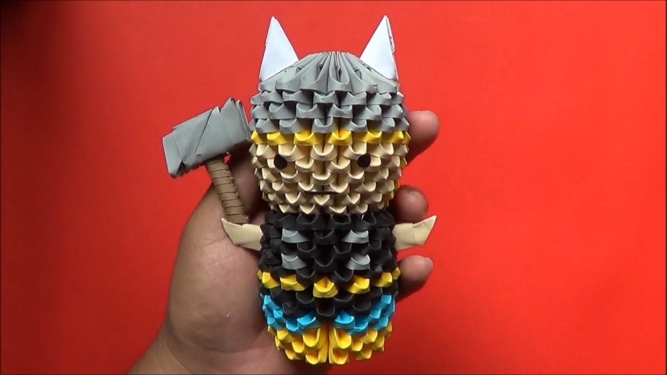 Origami 3D Mini Thor