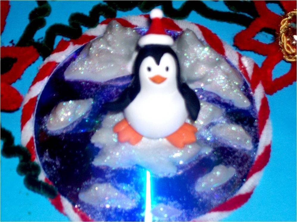 Porcelana fría pinguino sobre hielo paso a paso