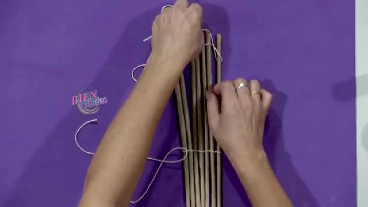 Silvina Buquete  - Bienvenidas TV en HD - Realiza un individual con cestería.