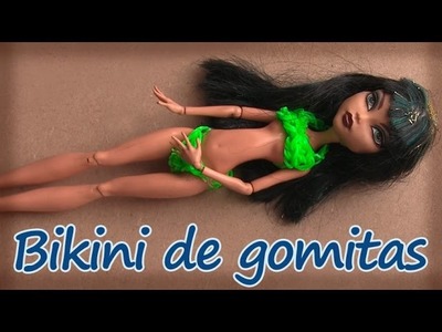 Bikini de gomitas para muñeca