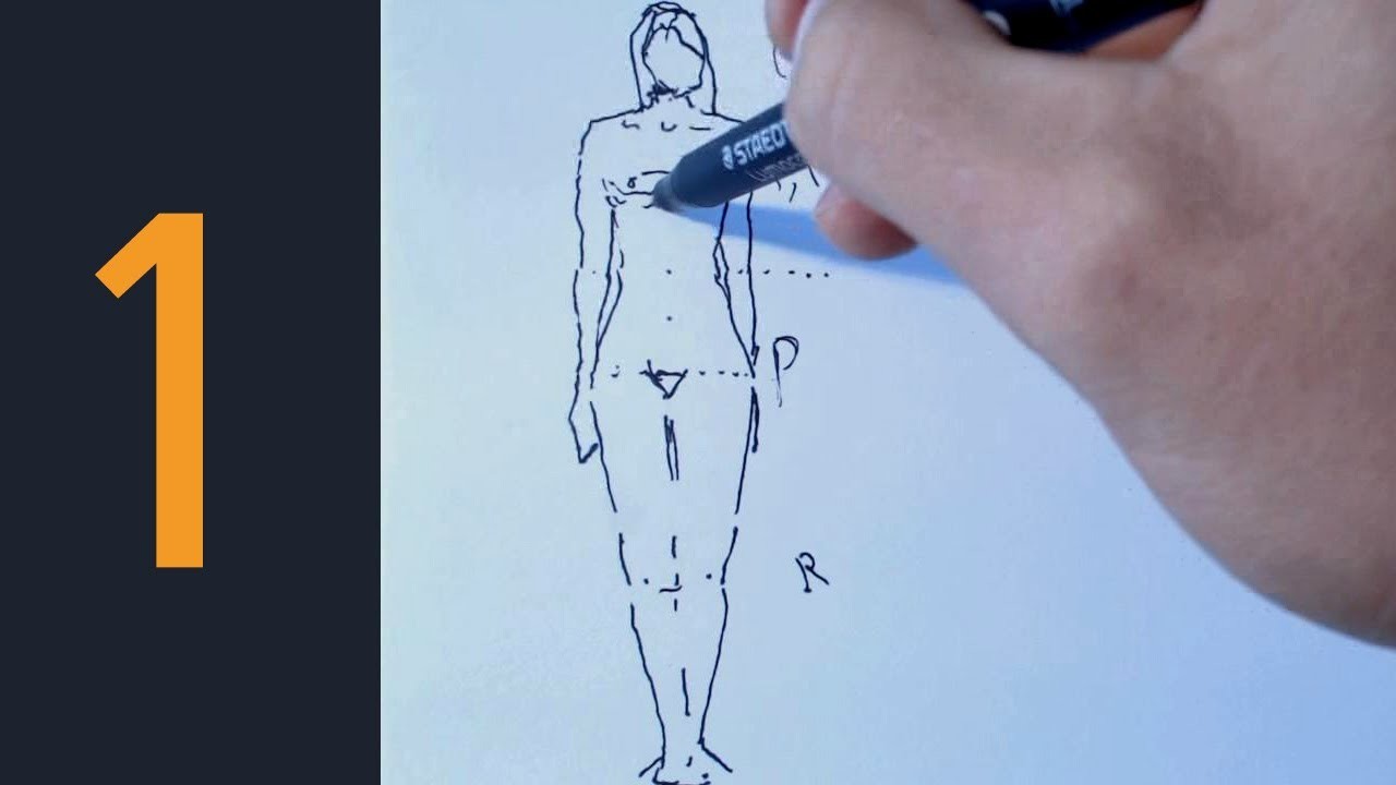 Cómo dibujar Figura Humana 1 método divertido