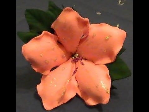 Como hacer la flor Azalea en goma eva