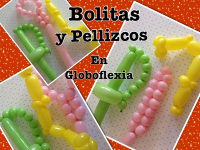 COMO  HACER  LOS PELLIZCOS Y BURBUJAS CONTINUAS   PARA HACER FIGURAS DE GLOBOFLEXIA