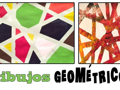 Cuadro abstracto geométrico : Dibujo para niños