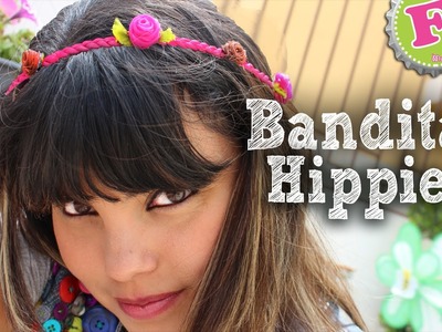 DIY: Bandita de Flores Hippie. Flowers Hippie Band
