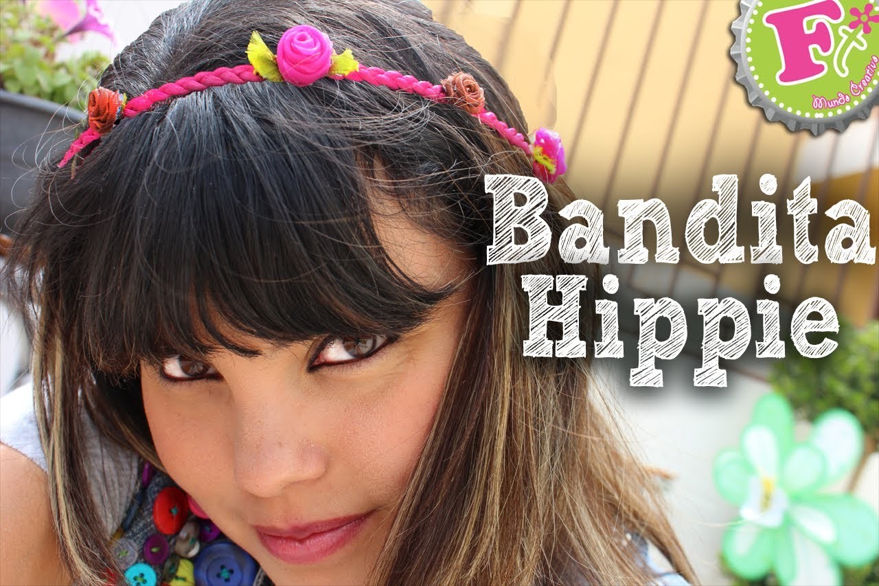 DIY: Bandita de Flores Hippie. Flowers Hippie Band