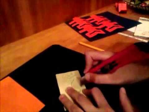 Manualidad China: Tarjeta felicitación año nuevo. Serpiente