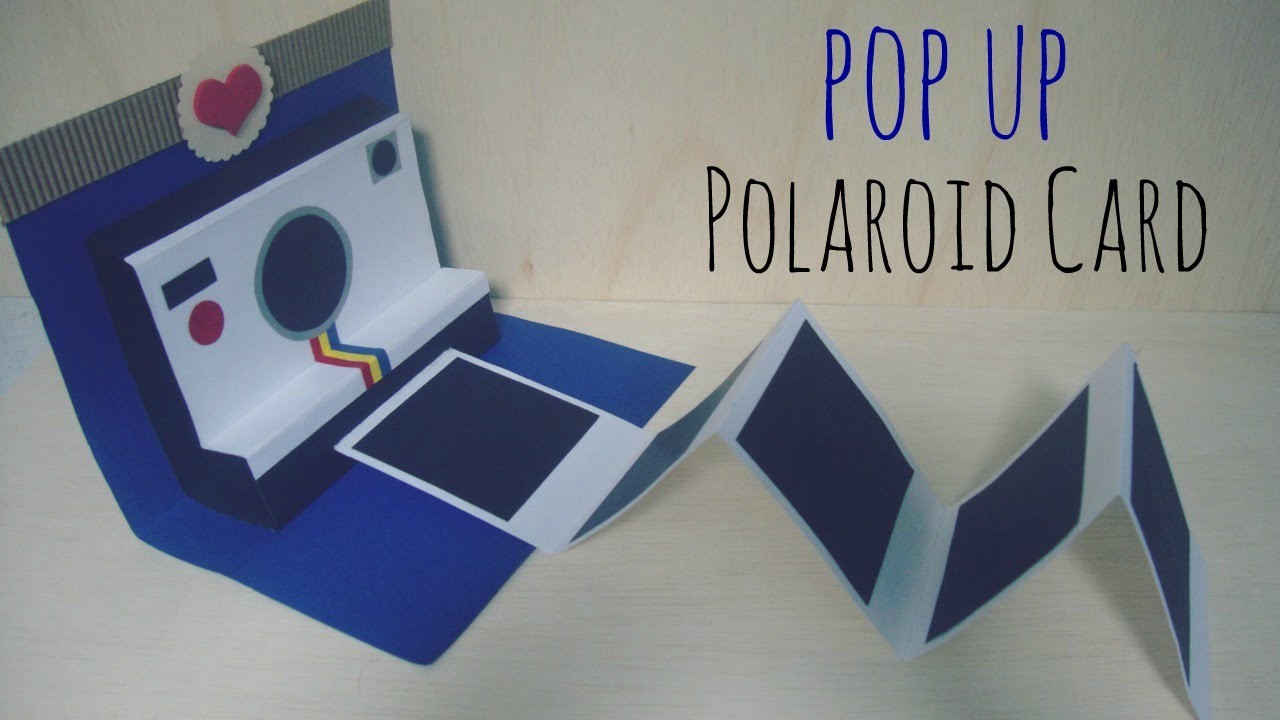 Manualidades para Regalar: Pop-Up Polaroid Card❤