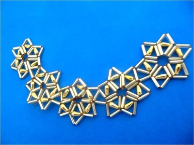 Bordados a mano estrellas caladas