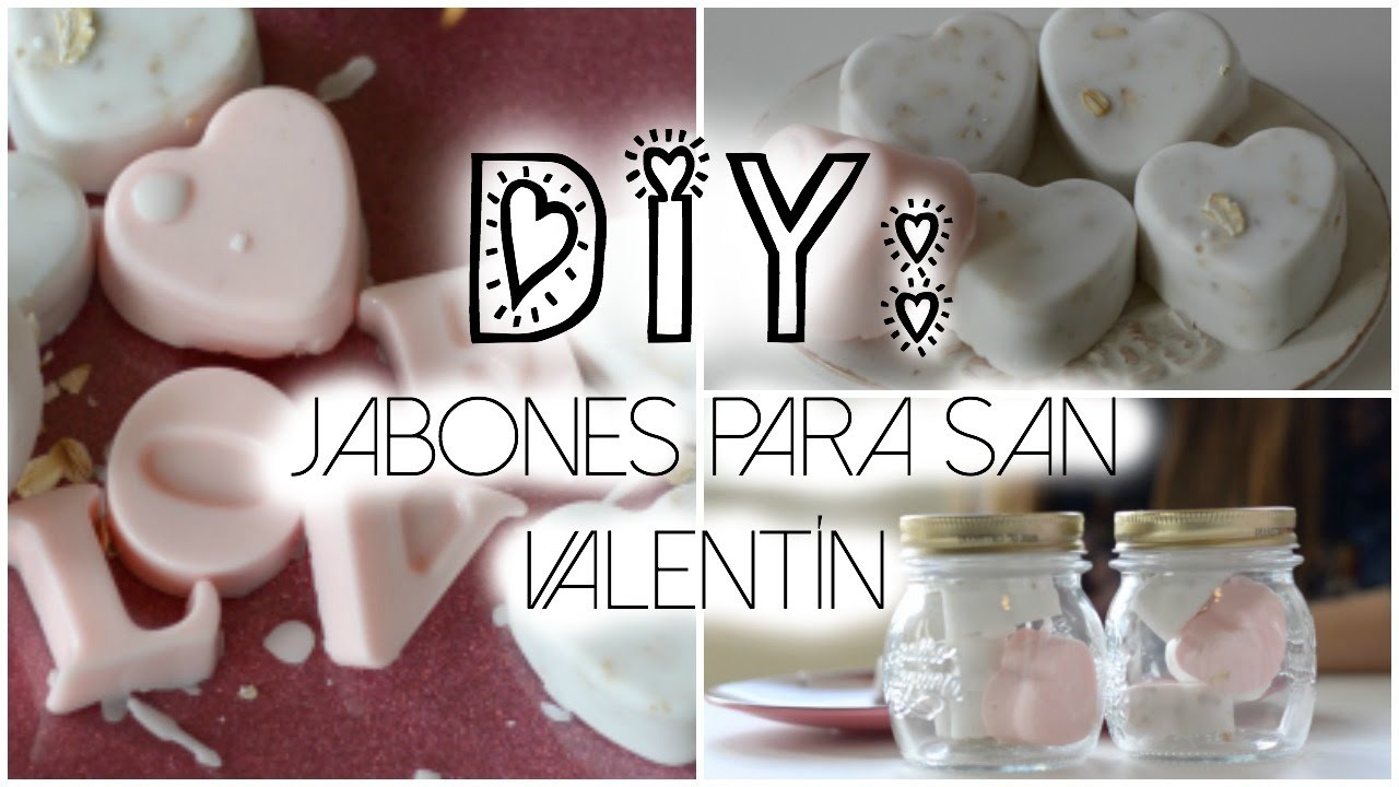 DIY: Jabones para san Valentín♡♡♡♡