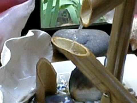 Fuente de agua con bambu 1