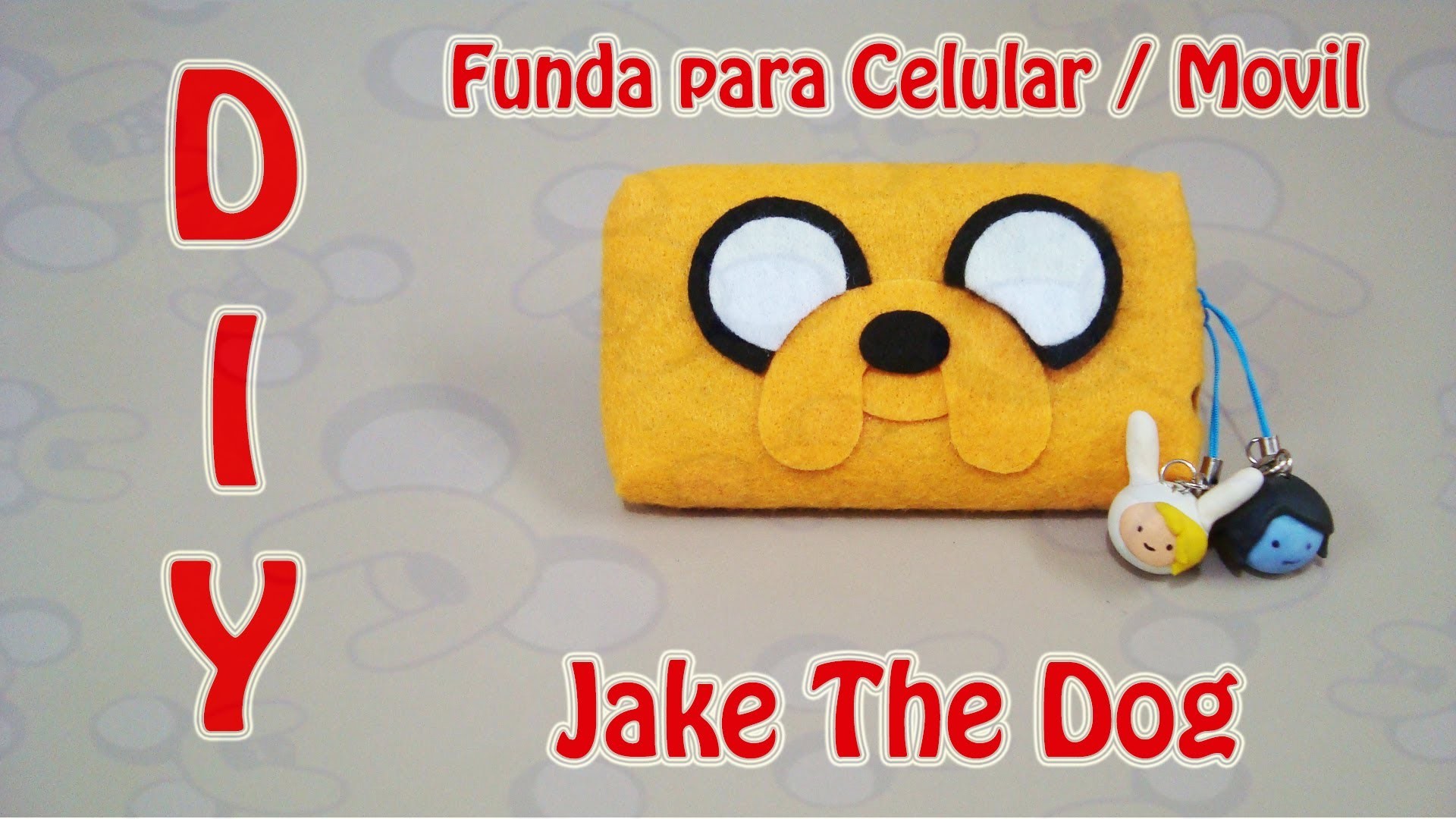 FUNDA PARA CELULAR | JAKE THE DOG. EL PERRO | ADVENTURE TIME | DIY | MANUALIDADES - YuureYCrafts