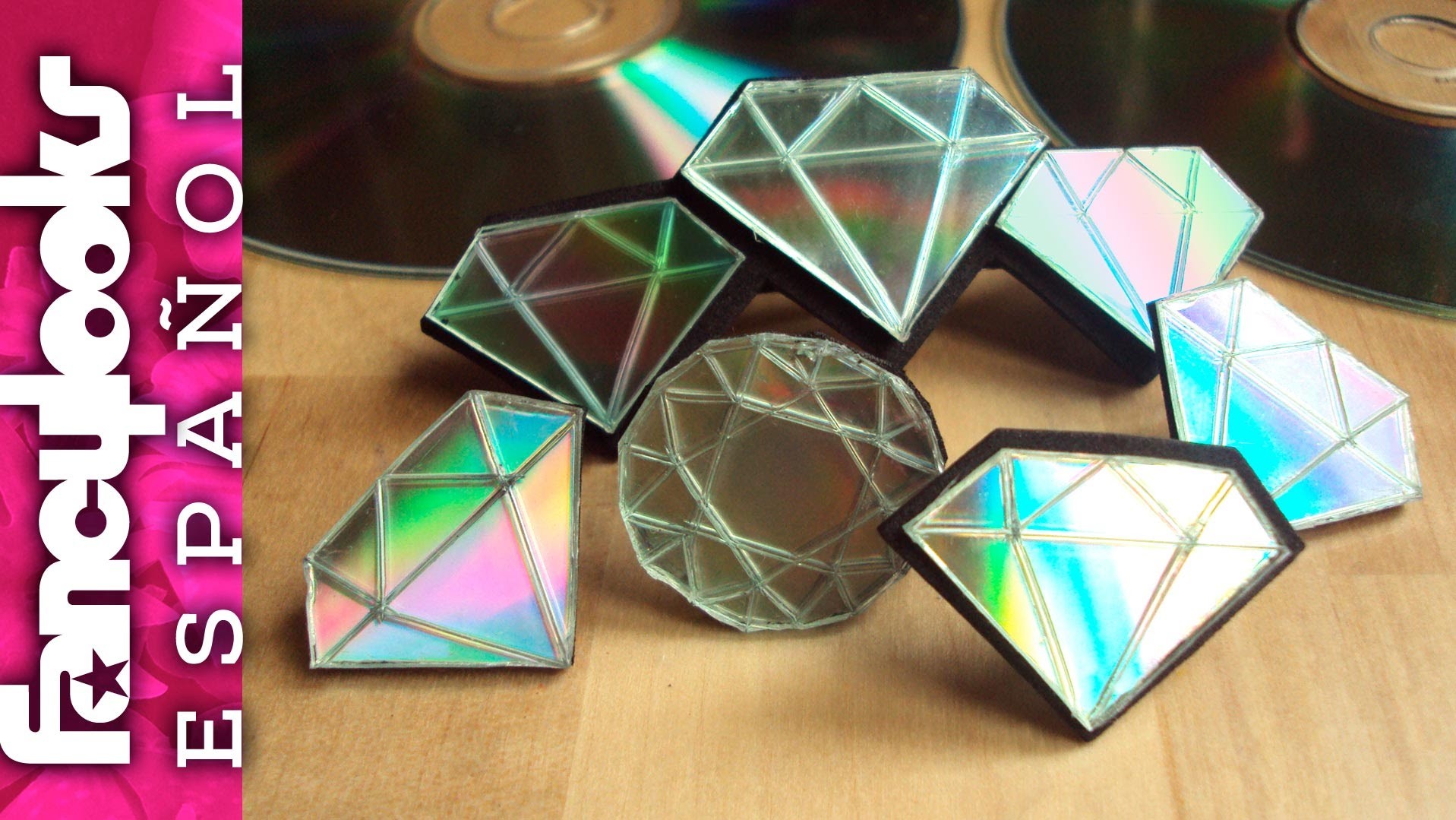 Haz diamantes con tus CDs usados-Me gusta reciclar