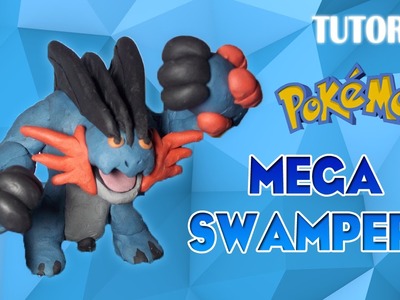 Tutorial Mega Swampert en Plastilina. Pokemon. How to make Mega Swampert with Plasticine