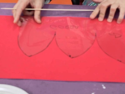 Anrotaller Foamy. Gorro y antifaz. Paso 1