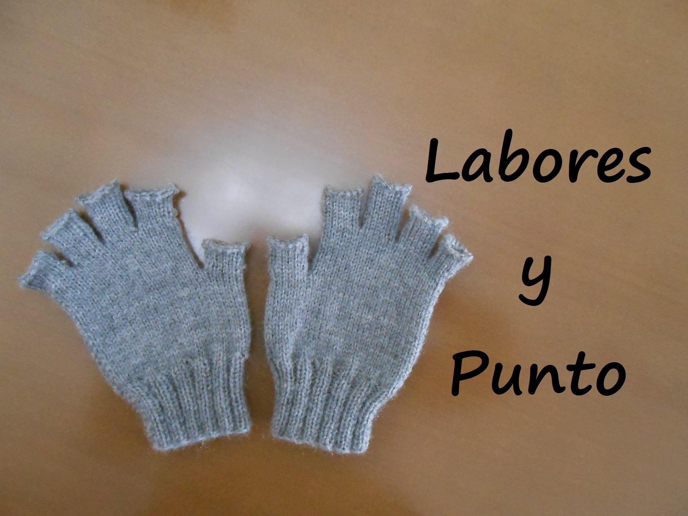 Aprende a tejer guantes con dedos cortos en dos agujas- Parte 2 de 3