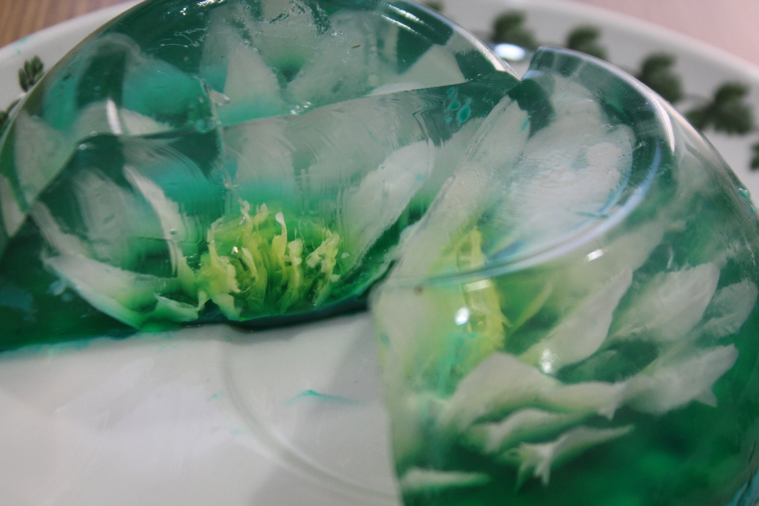 Cómo hacer flores en gelatina. Gelatina artística