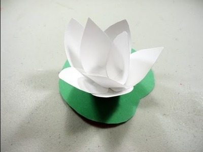Como hacer una flor de loto