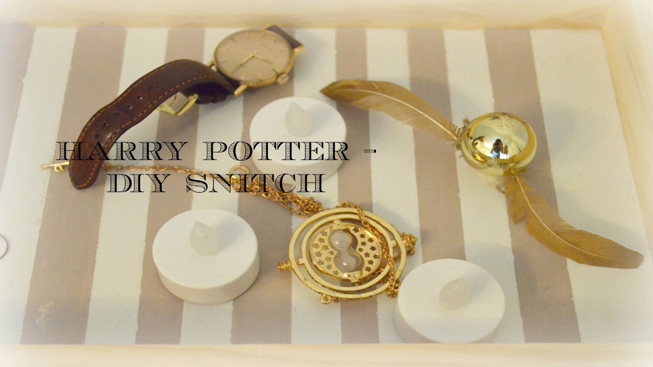 DIY- Harry potter, Snitch dorada.  | Merce Limón