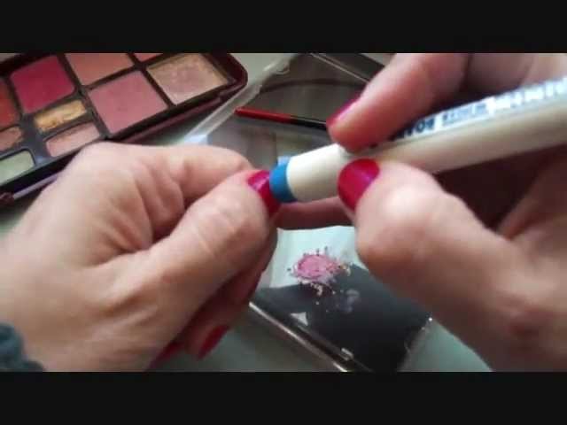 DIY.Sello para estampar uñas (de goma eva)♥