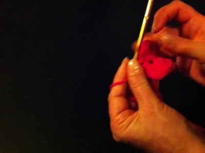 Ganchillo: Cómo tejer una flor - hacer el punto alto con ganchillo